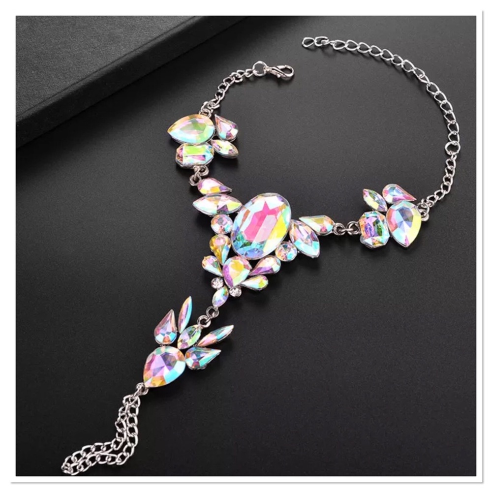 Bohemian Crystal Barefoot Sandals